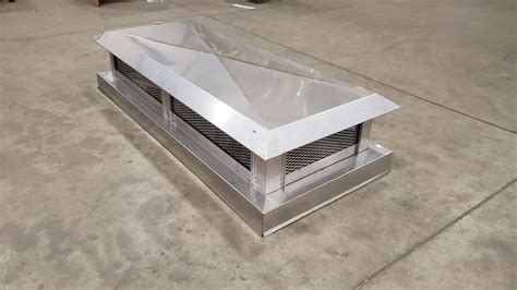 custom chimney caps metal fabrication near me|stainless steel chimney chase cover.